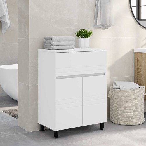  Toaletna jedinica Bijela 60 x 35 x 80 cm Konstruirano drvo Cene