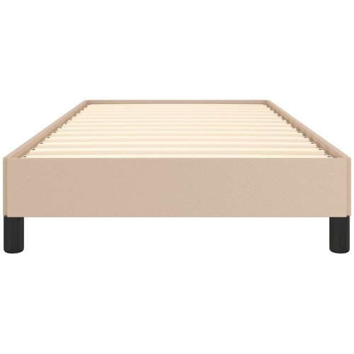  Okvir za krevet boja cappuccina 80 x 200 cm od umjetne kože Slike