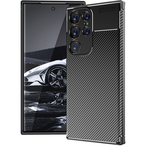 Techsuit CarbonFiber maska za Samsung Galaxy S23 Ultra &ndash; crna Cijene