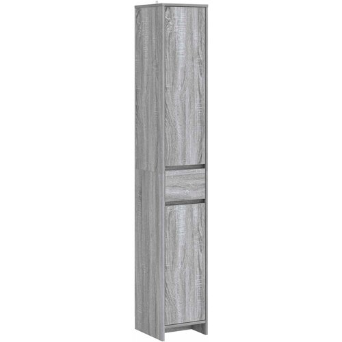 vidaXL Kopalniška omarica Siva Sonoma 30 x 33 x 190 cm Inženirski les, (5000245321) Cene