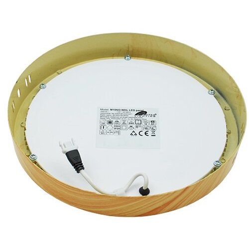 Mitea Lighting M18NO-WDL 18W 6500K svetlo braon nadgradni okrugli led panel Slike