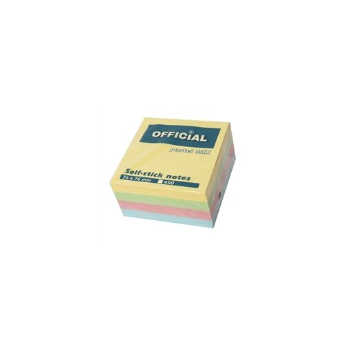  Samoljepljivi listići u bloku Official, 76 x 76 mm, u boji Slike