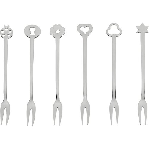 Sambonet new portafortuna inox 6 party forks Cijene