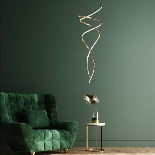 Zuma line MD3127-2M-3GT - led luster na sajli coco 68W/230V 3000/4000/6000K + daljinski upravljač Slike