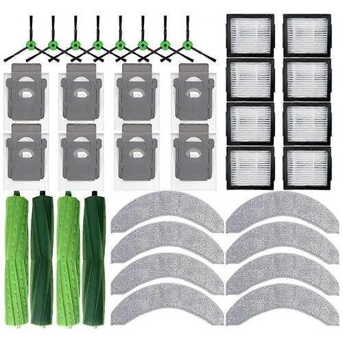 INORCO zdruljiv Combo J7+, J9+ Piezas de repuesto Accesorios Cepillo lateral principal Hepa Filtro Mop Pa帽o Bolsas de polvo + mki, (21982718) Slike