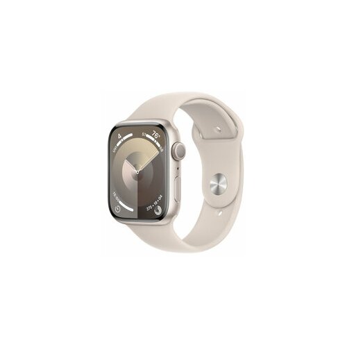 Apple watch S9 gps mr963se/a 45mm starlight alu case w starlight sport band - s/m, pametni sat Slike
