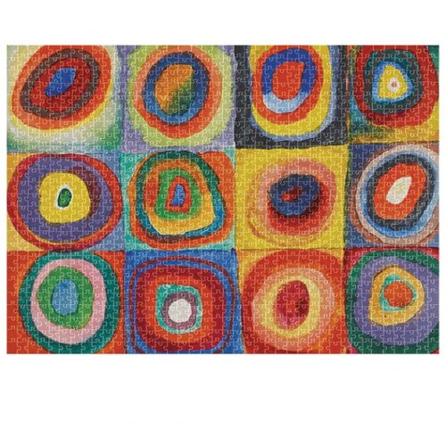  1000 KOM TUBA ART.12 WASSILY KANDINSKY &amp;quot;SQUARES WITH CONCENTRIC CIRCLES&amp;quot; INTERDRUK Slike