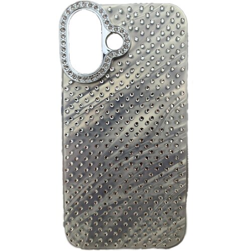  futrola holo full cirkon za iphone 16 pro max srebrna Cene