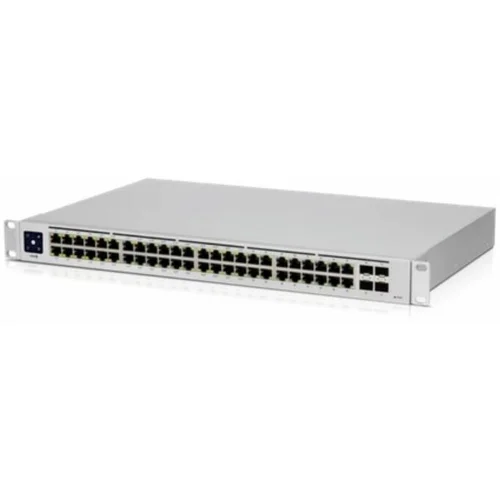 Ubiquiti USW-48-PoE is 48-Port managed PoE switch with 48 Gigabit Ethernet ports including 32 802.3at PoE+