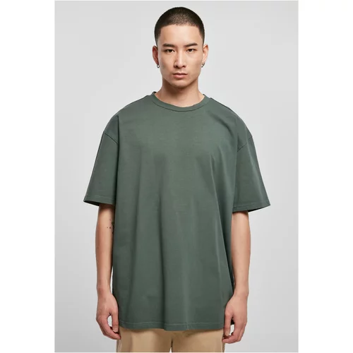 UC Men Heavy Oversized Garment Dye Tee bottlegreen