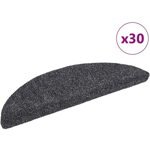 vidaXL Samoljepljivi otirači za stepenice 30 kom tamnosive 56x17x3 cm Cijene