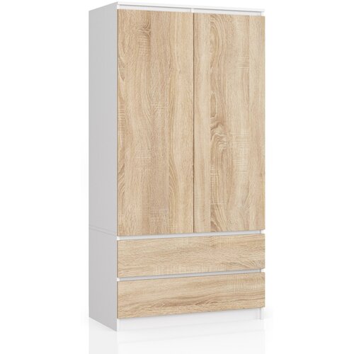 AKORD CABINET S90 2D 2SZ CLP PK BELA / SONOMA, (21713841) Cene