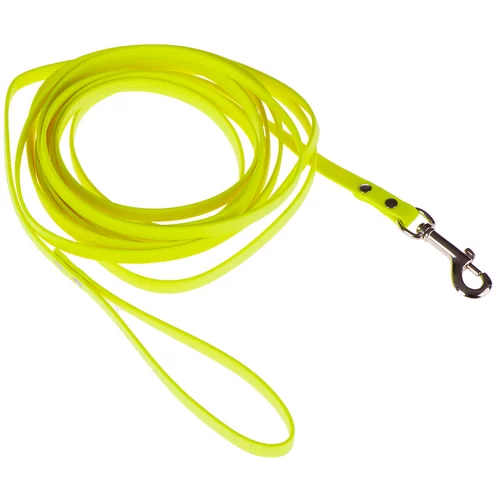 Heim Biothane® dugi povodac - neonsko žuti - 5 m dug, 13 mm širok