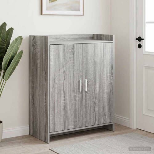  Ormar za cipele Siva Sonoma 73,5 x 36 x 92 cm Konstruirano drvo Slike