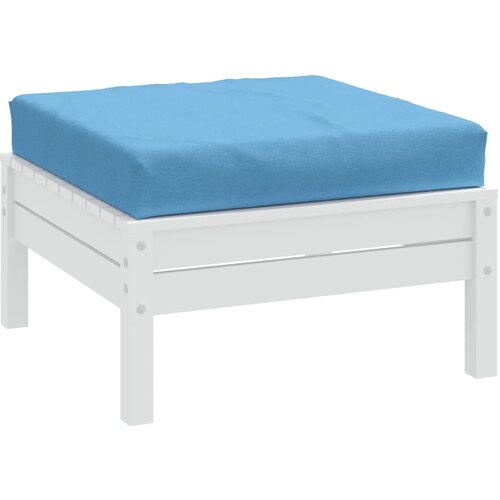 vidaXL Jastuk za palete prošarani plava 60 x 60 x 10 cm od tkanine Cijene