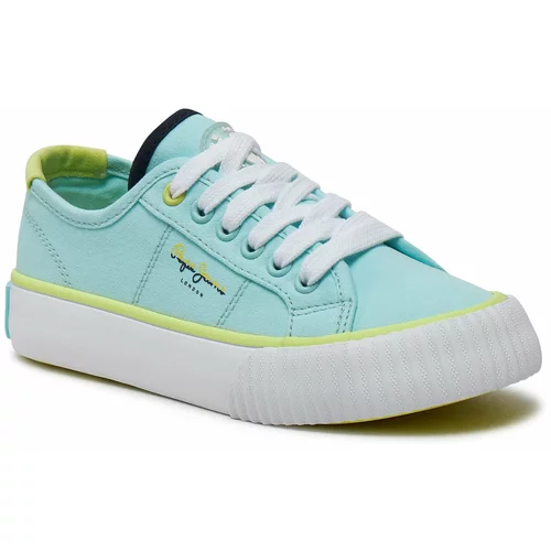 PepeJeans Tenis superge Ottis Basic G PGS30605 Pearl Blue 505