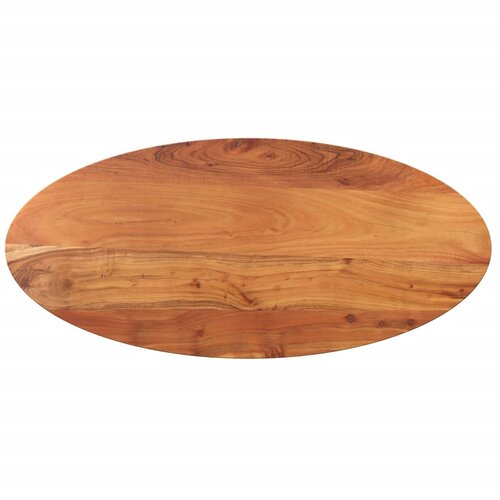 VidaXL Stolna ploča 120x50x3,8 cm ovalna od masivnog drva bagrema Slike
