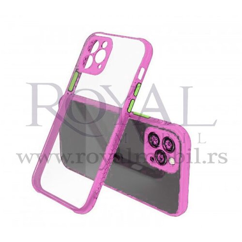  futrola pvc mopal za iphone 12 mini (5.4) roze sa zelenim Slike