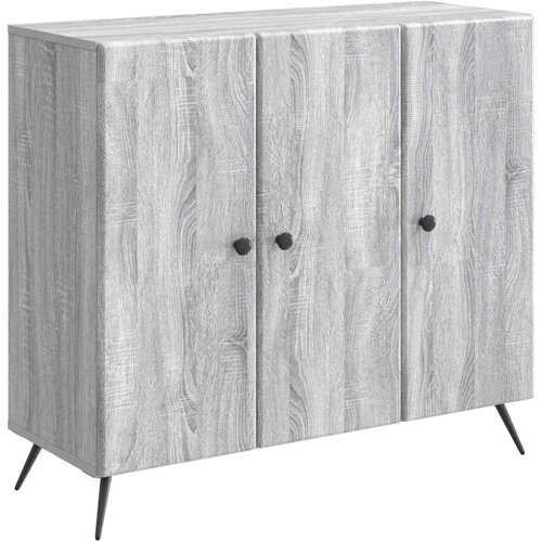 vidaXL Strani &scaron;al Siva Sonoma 89 x 34,5 x 80 cm Inženirski les, (5000217732) Cene