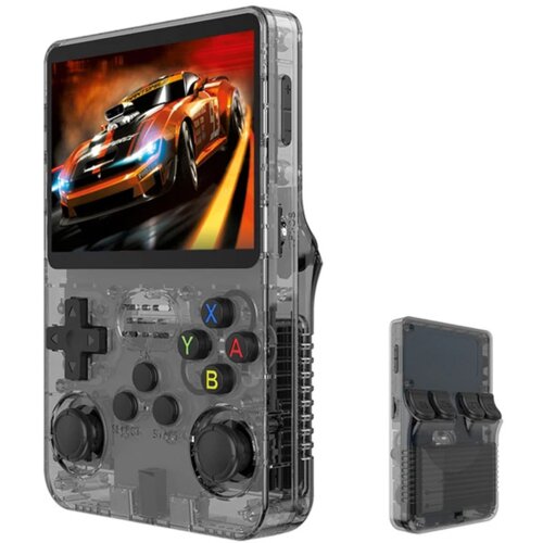  Rucna konzola GAME MASTER R36S 128GB transparent crna Cene