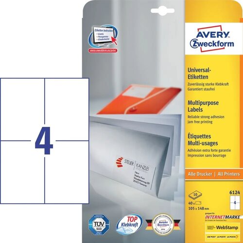 Avery Zweckform Univerzalne etikete 105 x 148 mm, 10/1 Cene