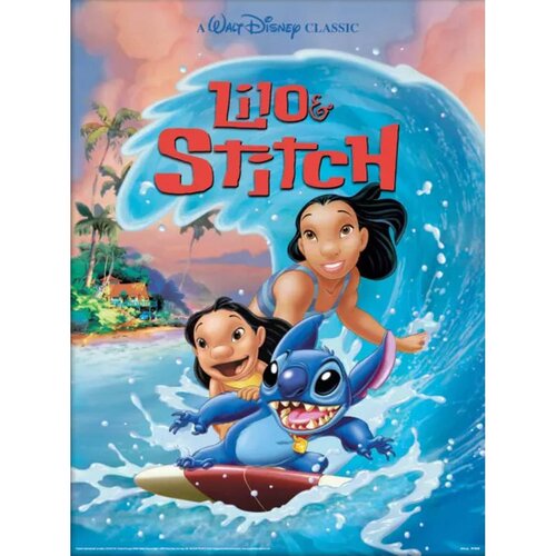 Pyramid Poster Lilo & Stitch - Wave Surf Cene