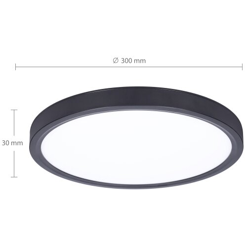  Brilagi-LED prigu&amp;scaron;iva svetiljka ESTELA LED/36W/230V 3000-6500K prečnik 30 cm crna+daljinski upravljač Slike