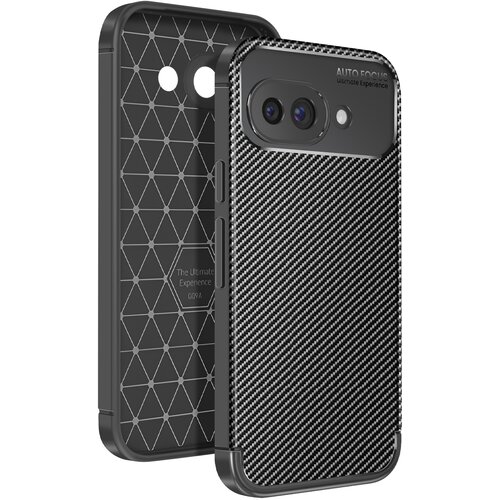 AVIZAR Karbonsko ohišje za Google Pixel 9a Silikonsko proti udarcem proti drsenju, Črna, (5000016380) Cene