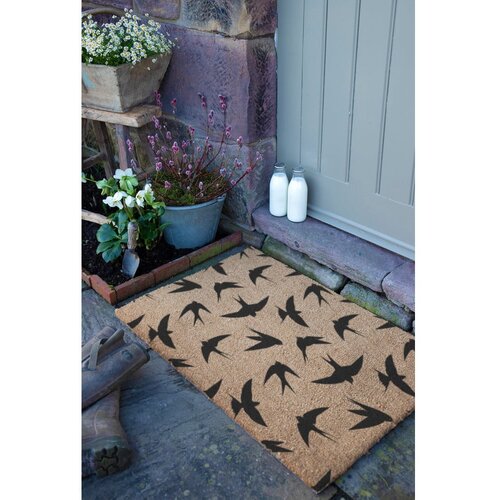 Artsy Doormats Predpražnik iz kokosovih vlaken 40x60 cm Swallows &amp;ndash; Slike