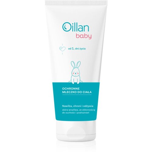 Oillan Baby Moisturizing Body Lotion za&amp;scaron;titni maslac za tijelo za djecu od rođenja 200 ml Slike