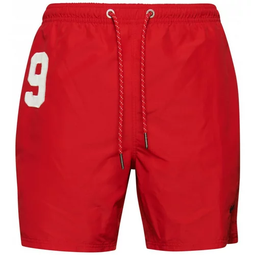 Superdry Kopalke / Kopalne hlače Vintage polo swimshort Rdeča