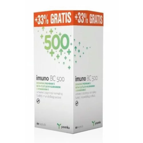YASENKA Imuno BC 500 Plus, kapsule + 33% GRATIS