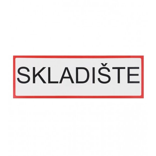 Master Naljepnica SKLADI&amp;Scaron;TE 10x30cm M50858 Slike