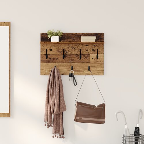 vidaXL Nadwyčajna obešalnik za plašče Star les 60 x 40 x 12 cm Cene