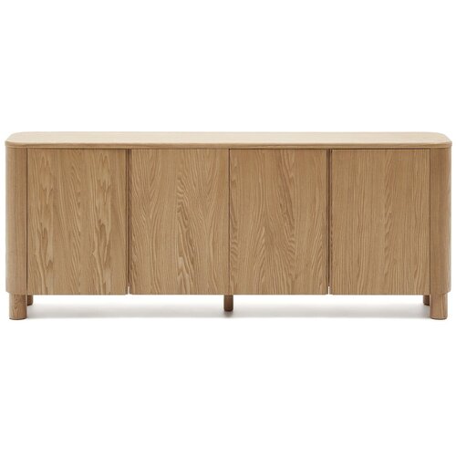Kave Home Komoda v jesenovem dekorju v naravni barvi 200x79x40 cm Salaya &amp;ndash; Slike
