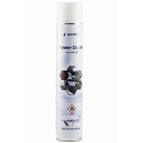 Gembird Compressed air duster (flammable), 750 ml Slike