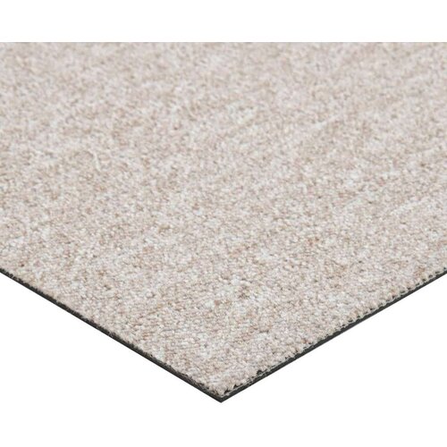  Tepih 20 pcs Svijetla bež 50 x 50 cm 100% Polipropilen - Svijetla bež Slike