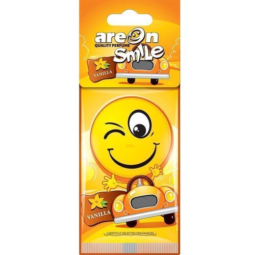 Areon Osvežilec za avto Smile AREON Vanilla (vonj vanilije) Slike