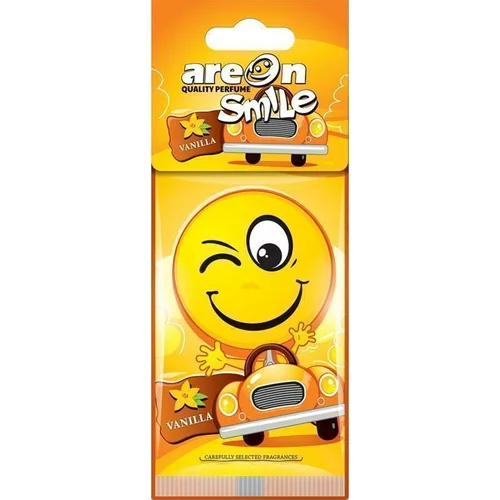 Areon Osvežilec za avto Smile AREON Vanilla (vonj vanilije)