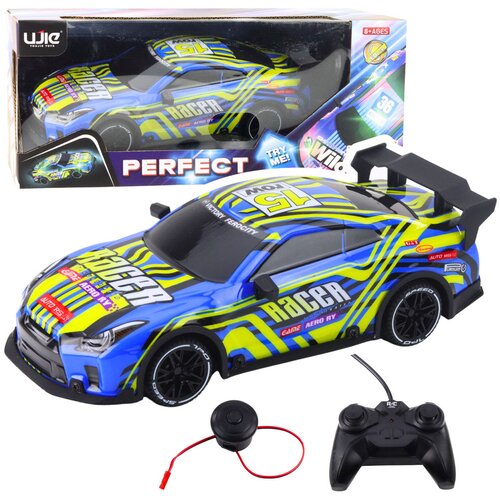  Avto na daljinsko upravljanje Perfect Racer - modro/rumeno Cene