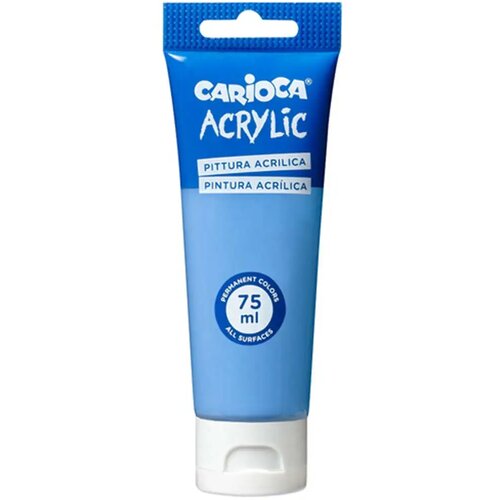 Carioca akrilna boja 75ml svijetloplava - Cijene