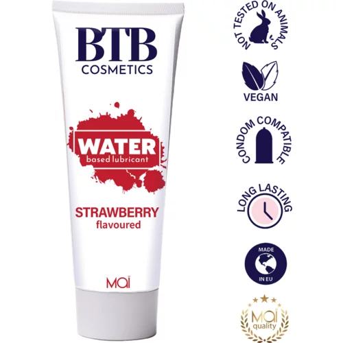 BTB Cosmetics Lubrikant Btb Water Based Strawberry (100 Ml)