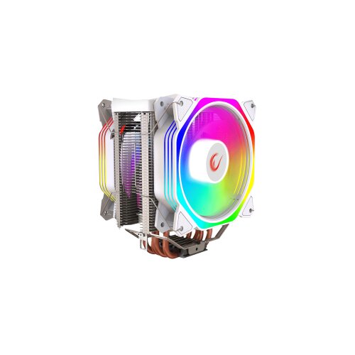 CPU hladnjak RAMPAGE OCTAGON C60 White 57CFM 1800RPM 2x12cm ARGB AM5/LGA1700 Compatible Air Cooled Fan Cijene