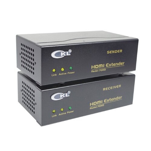 Ckl HDMI na UTP extender do 70m preko kat. 5e kabla, FullHD 1080p, 3D i 4Kx2K, HDCP compliant CKL-70HD Cene