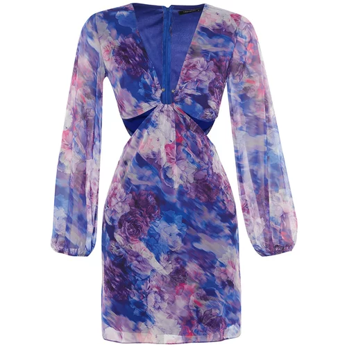 Trendyol limited Edition Purple Cut Out Detailed Dress