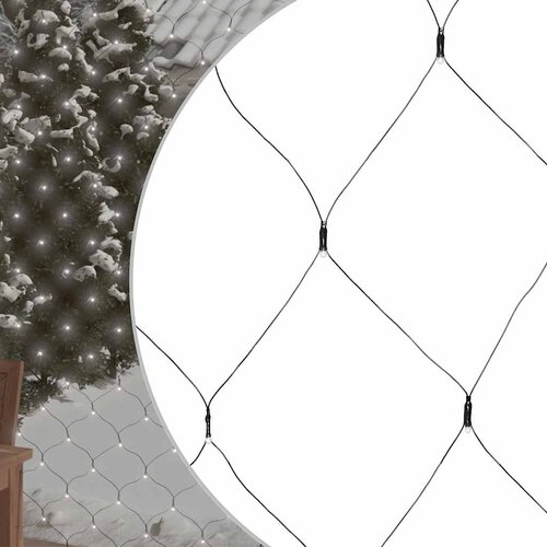  Božićna svjetlosna mreža hladna bijela 3 x 3 m 306 LED Cijene