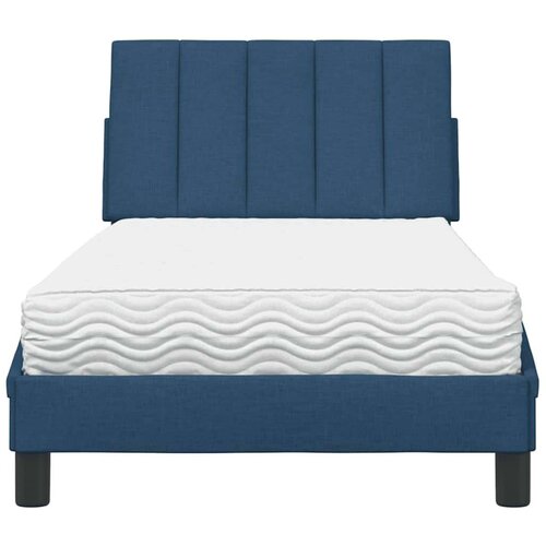  Krevet s madracem plavi 80x200 cm od tkanine Slike