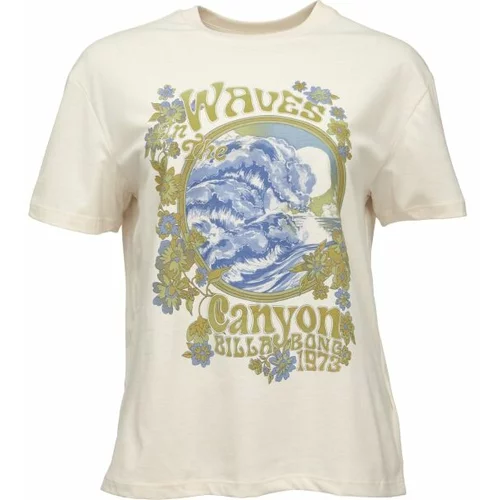 Billabong WAVES IN THE CANYON Ženska majica kratkih rukava, bijela, veličina