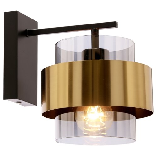  Zidna lampa SPIEGA 1xE27/60W/230V zlatna/crna Slike
