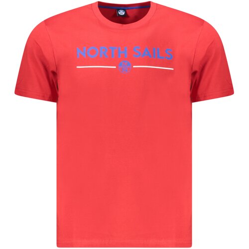 North Sails MEN&amp;amp;#39;S SHORT SLEEVE T-SHIRT RED Slike